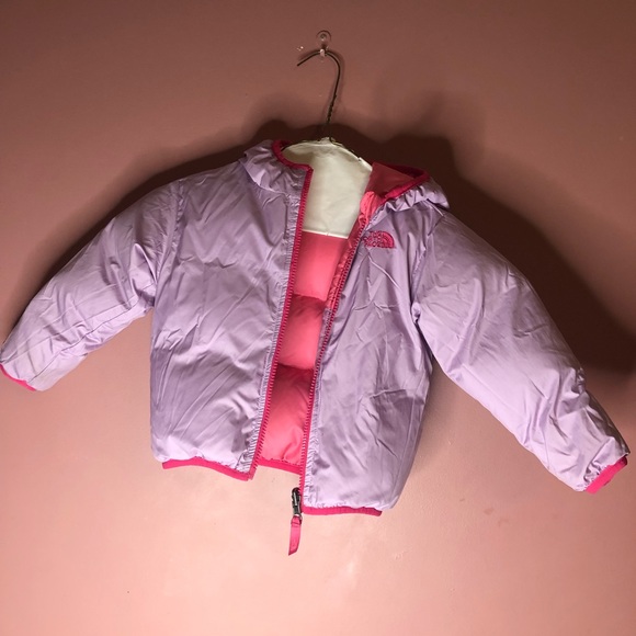 The North Face 550 fill down puffer baby reversible winter 🥶 jacket - Picture 5 of 8